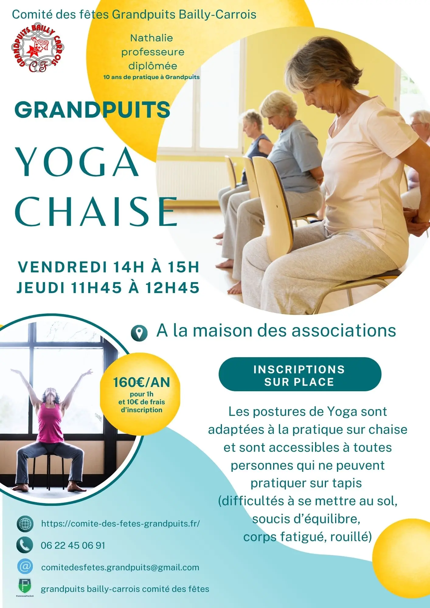 yoga chaise grandpuits<br />
